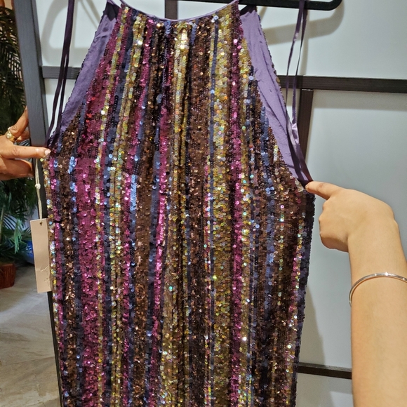 Max Azria Sequin A line dress - Picture 4 of 10